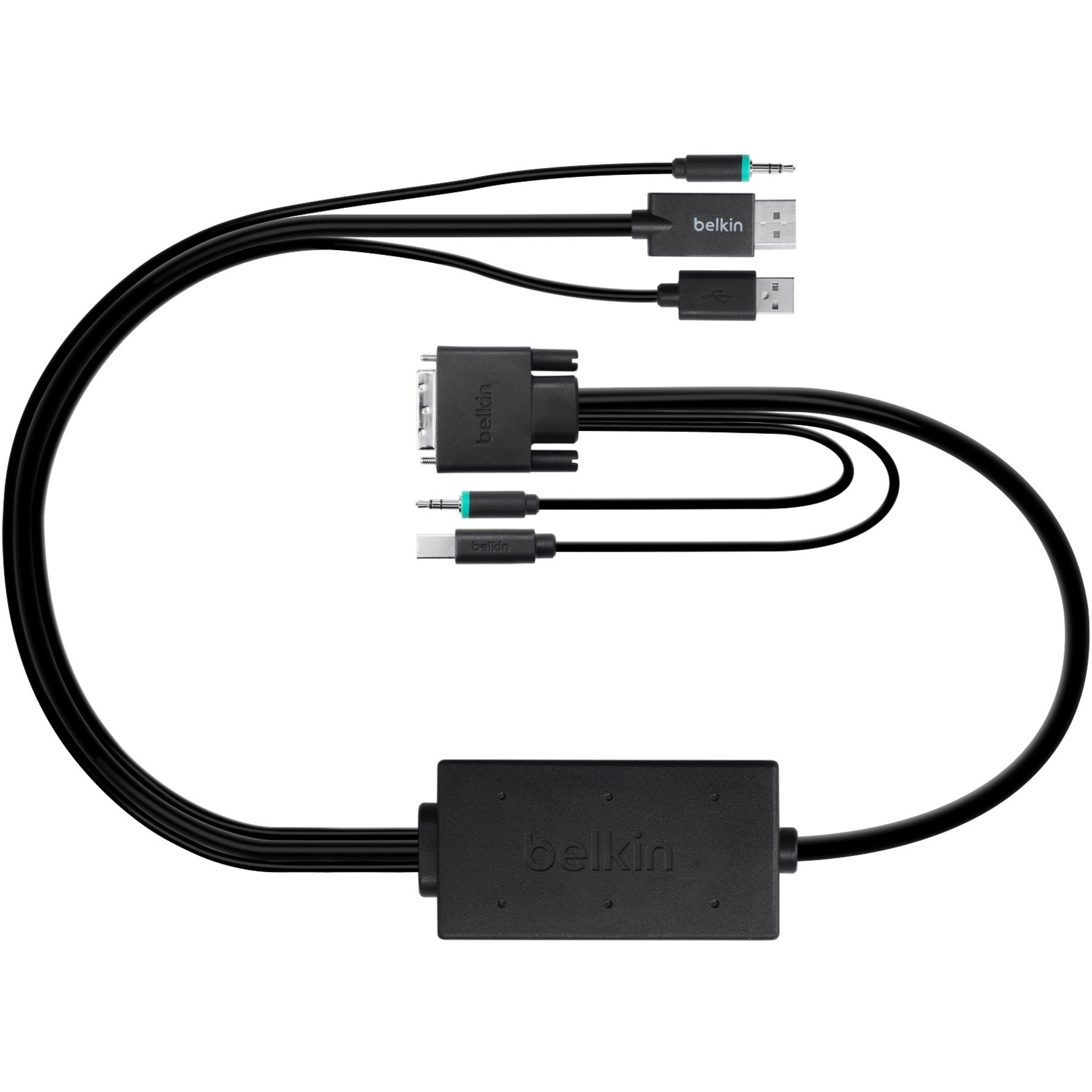 Belkin F1D9017B06 DisplayPort/DVI KVM Cable, 6 ft, Copper Conductor