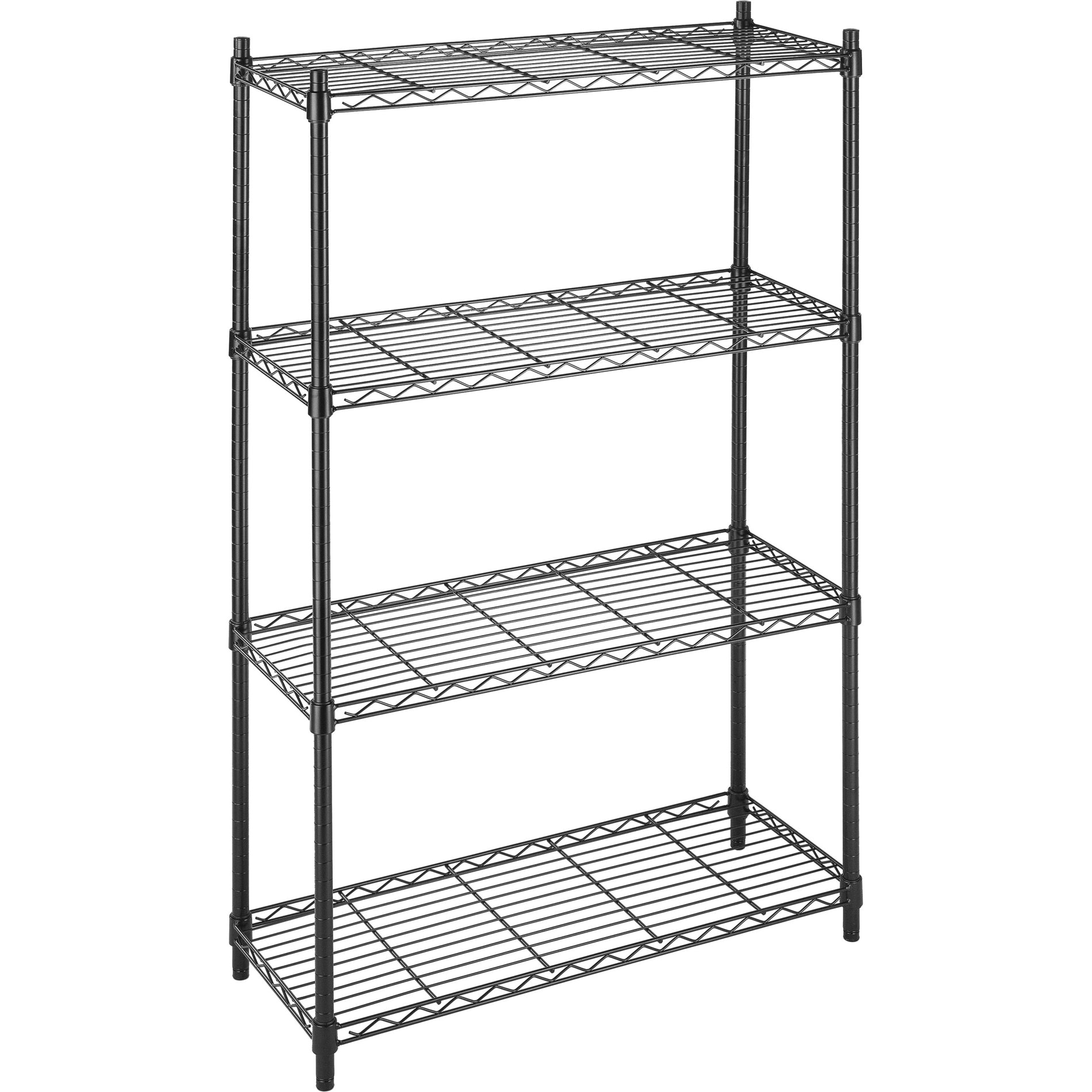 Whitmor 6070-322 Storage Rack, Adjustable, Durable, Ventilated, Gray, Chrome Steel