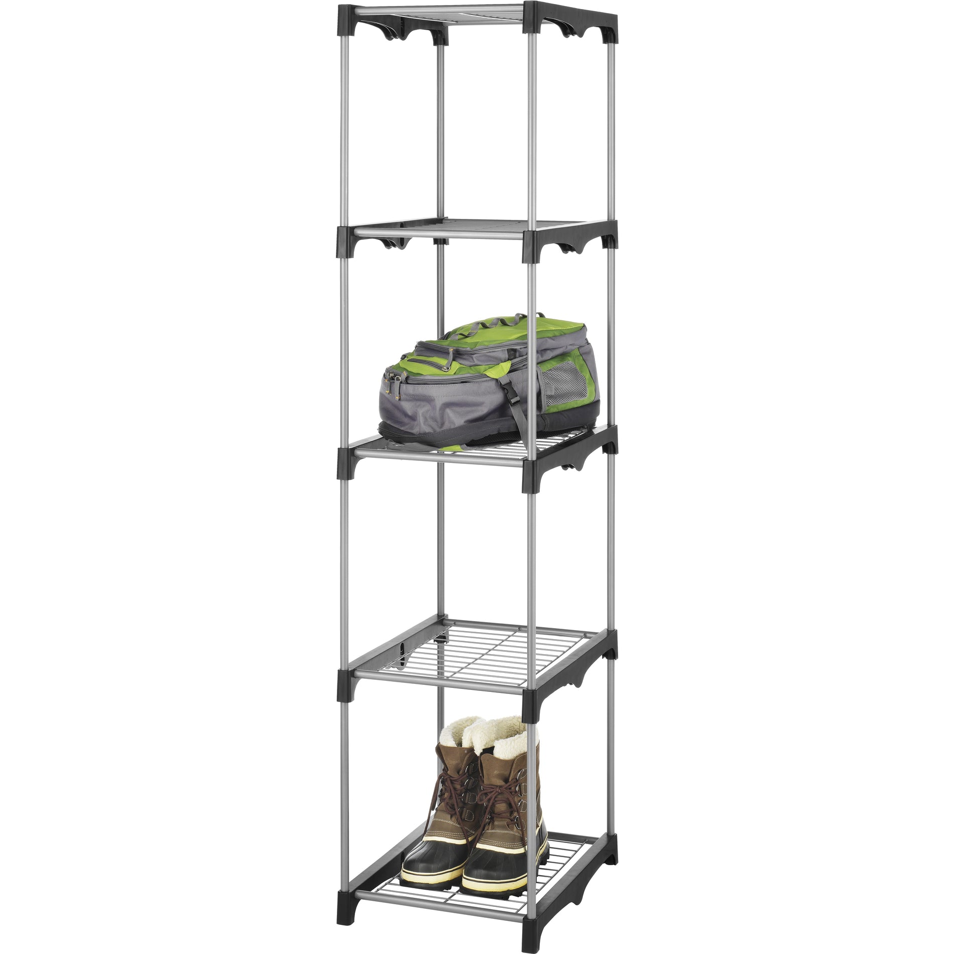 Whitmor 6779-4415 Storage Rack, Closet Organizer Collection, Perfect for storage in the closet, basement, laundry room and more