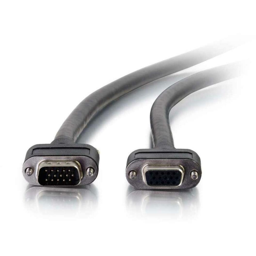 C2G 50236 3ft VGA Video Extension Cable, In Wall CMG-Rated, M/F