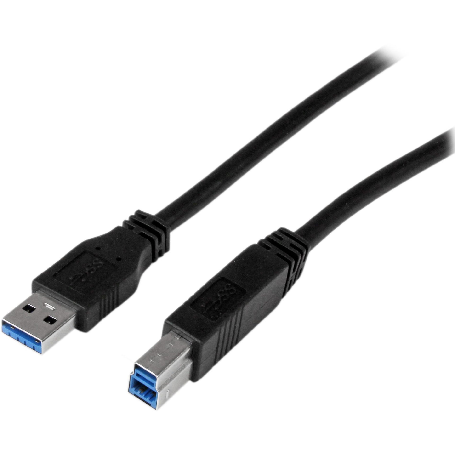StarTech.com USB3CAB2M 2m Certified SuperSpeed USB 3.0 A to B Cable - M/M, 6 ft Data Transfer Cable