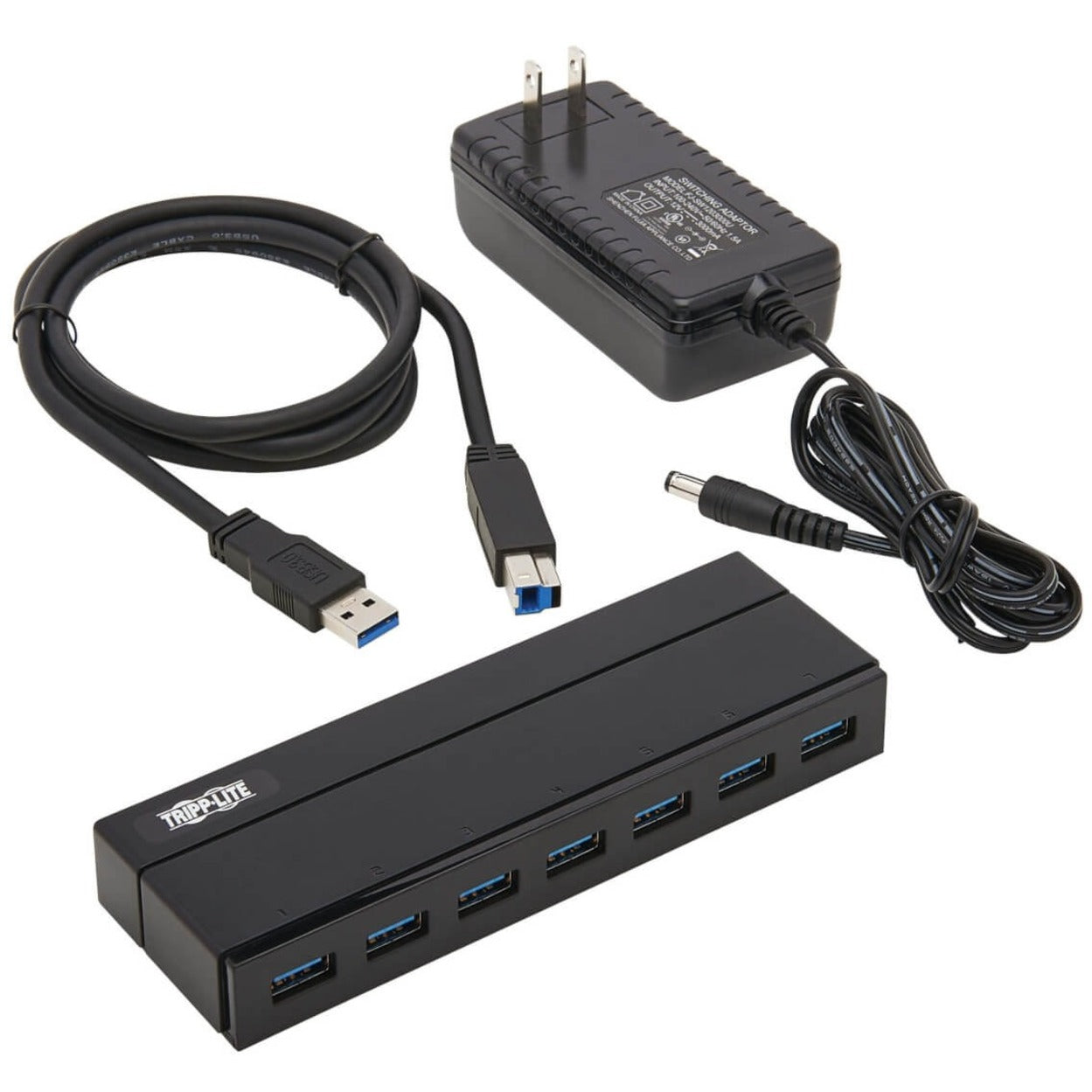 Tripp Lite U360-007 USB 3.0 Charging Hub - Expand Your USB Connectivity and Charge iPad 2