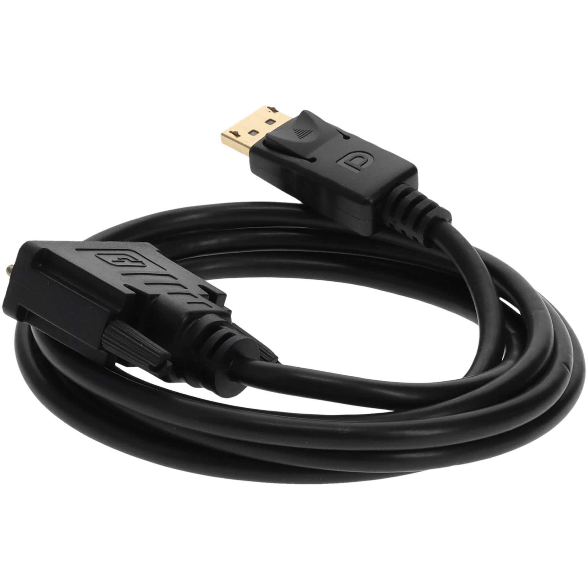 AddOn DISPLAYPORT2DVI6F 6ft (1.8M) Displayport to DVI Converter Cable - Male to Male, Video Cable