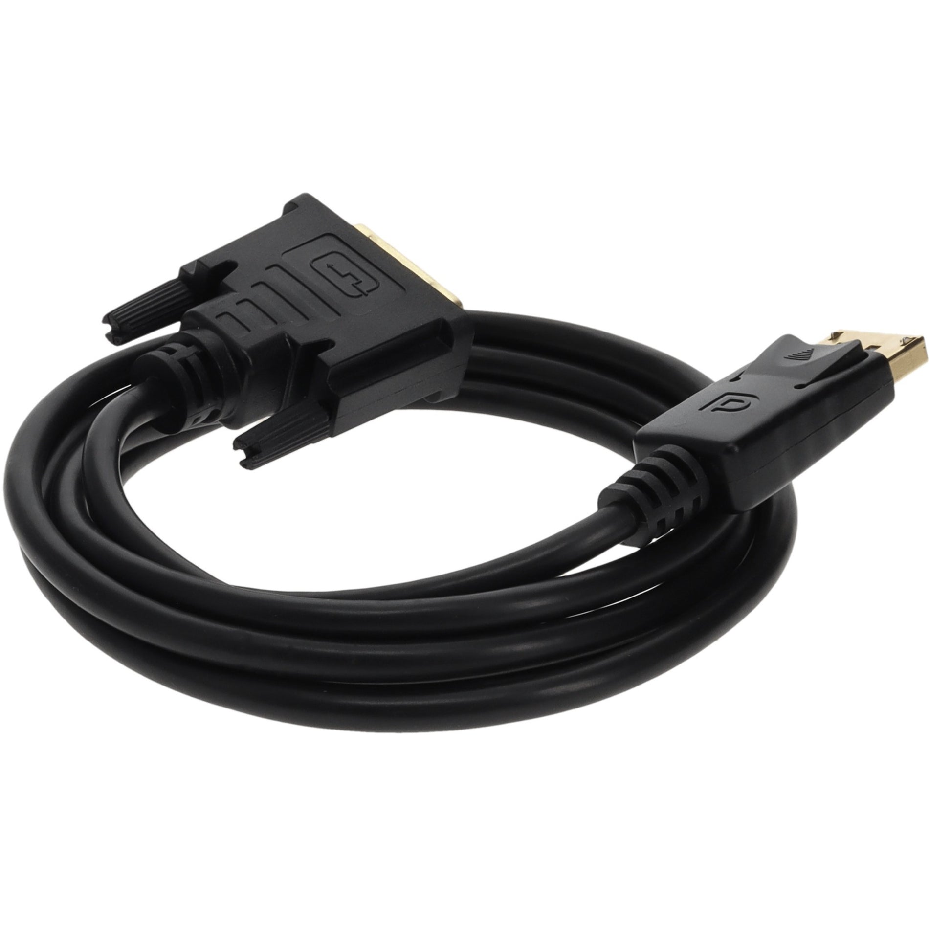 AddOn DISPLAYPORT2DVI6F 6ft (1.8M) Displayport to DVI Converter Cable - Male to Male, Video Cable