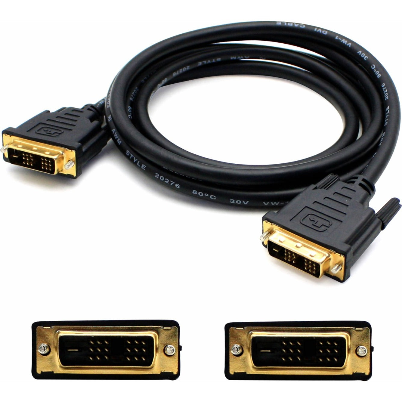 AddOn DVID2DVIDSL6F 6ft (1.8M) DVI-D to DVI-D Single Link Cable - Male to Male, Copper Conductor, 3 Year Warranty