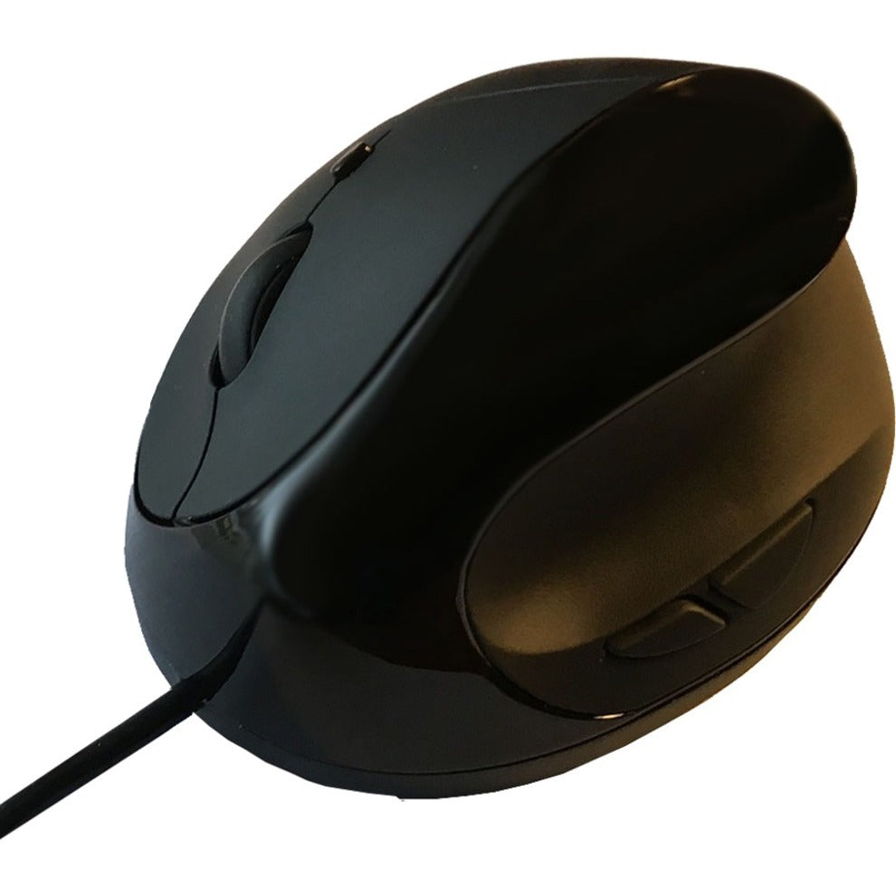 Ergoguys EM011-BK Comfi II Mouse, Wired Ergonomic Computer Mouse, Black
