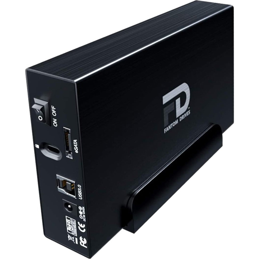 Fantom Drives GF3B4000EU GFORCE 4TB External Hard Drive - USB 3.2 Gen 1 5Gb/s & eSATA - Black, High-Speed Storage Solution for Gaming Consoles