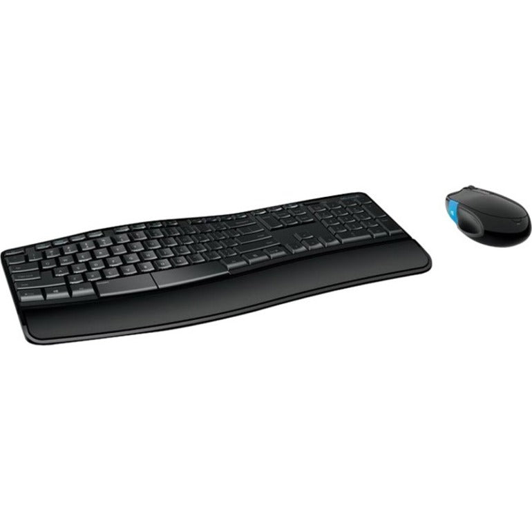 Microsoft L3V-00001 Sculpt Comfort Desktop Keyboard, Ergonomic, Wireless, Black
