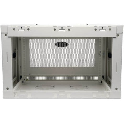 Tripp Lite SRW6UW White SmartRack 6U Wall-Mount Rack Enclosure Cabinet, Secure and Ventilated for VoIP Closets and Education Environments