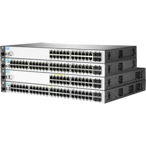 HPE 2530-8-POE+ Ethernet Switch, 8 Fast Ethernet Network Ports, 2 Gigabit Ethernet Network Ports