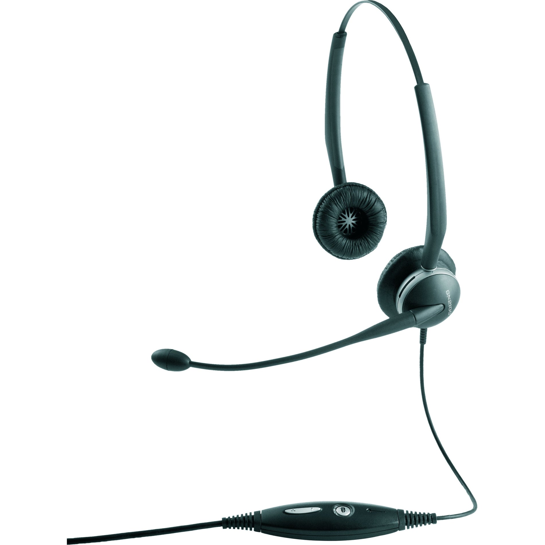 Jabra GSA2104-820-105 GN2100 Headset, Monaural Over-the-head Behind-the-neck Over-the-ear, Noise Cancelling, 2 Year Warranty