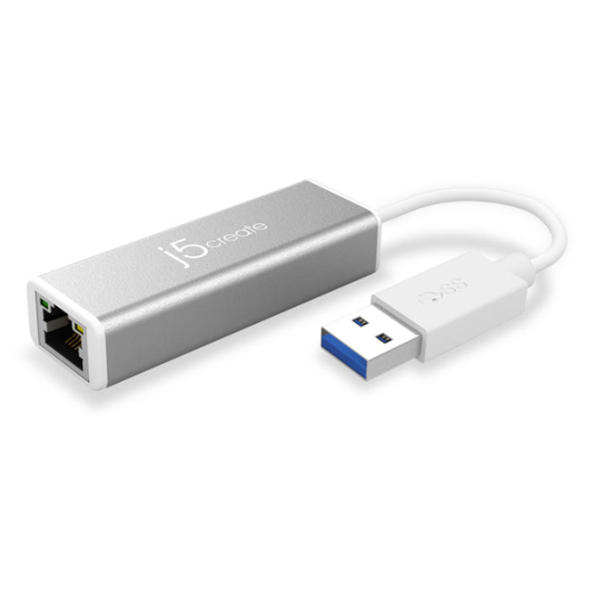 j5 create JUE130 USB 3.0 Gigabit Ethernet Adapter, High-Speed Network Connection for PC