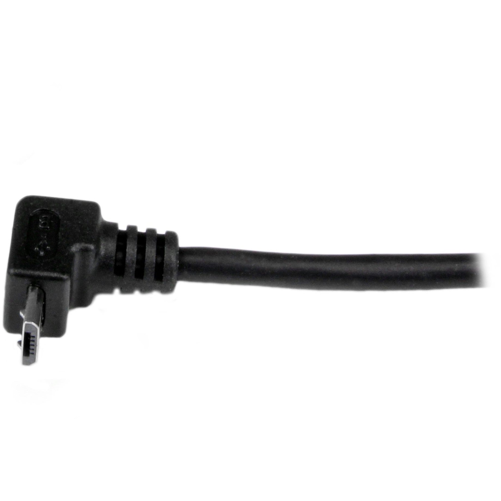 Side view of up-angled Micro USB connector showing space-saving design-alternate-image5