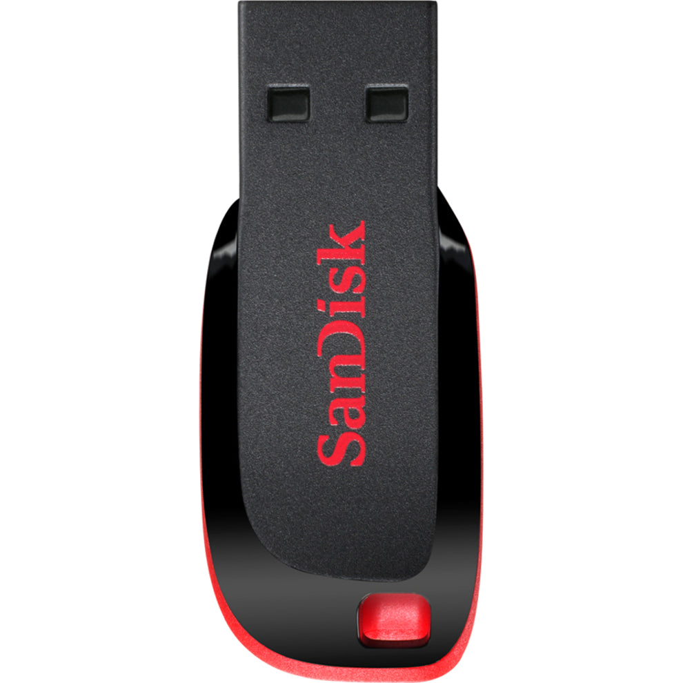 SanDisk SDCZ50-064G-A46 Cruzer Blade USB Flash Drive 64GB, High-Speed Data Storage Solution