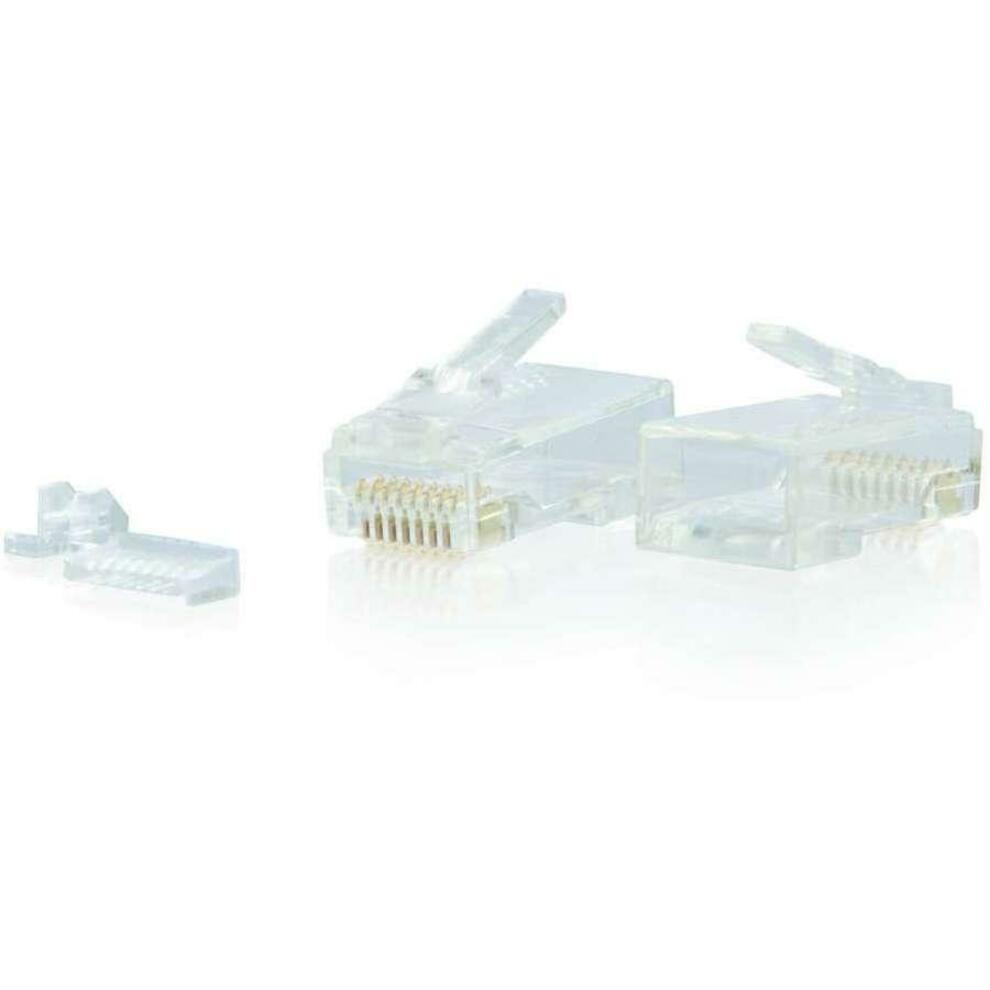C2G 00889 RJ45 Cat6 Modular Plug - 50pk, Network Connector for Reliable Connections