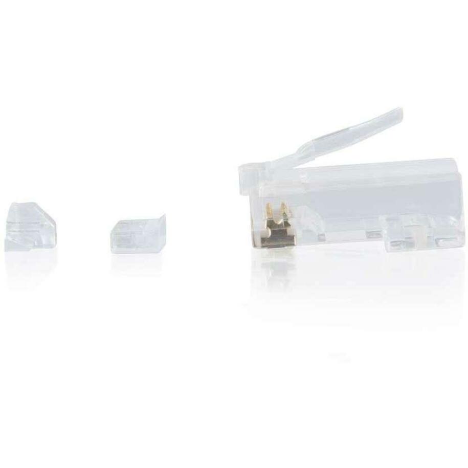 C2G 00889 RJ45 Cat6 Modular Plug - 50pk, Network Connector for Reliable Connections
