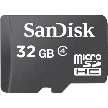 SanDisk SDSDQ-032G-A46A microSDHC Memory Card, 32GB Class 4 - 5 Year Warranty