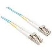 Unirise FJ5GLCLC-01M Fiber Optic Duplex Patch Network Cable, 3.28 ft, Multi-mode, Aqua