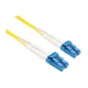 Unirise FJ9LCLC-02M Fiber Optic Duplex Patch Network Cable, Single-mode, 6.56 ft, Yellow