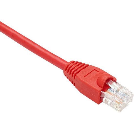 Unirise PC6-07F-RED-S Cat.6 Patch Network Cable, 7 ft, Snagless, Copper Conductor, Red
