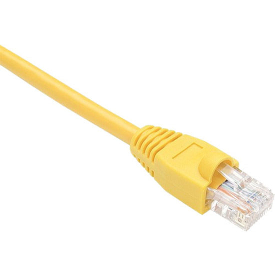 Unirise PC6-01F-YLW-S Cat.6 Patch Network Cable, 1 ft, Snagless, Copper Conductor, Yellow