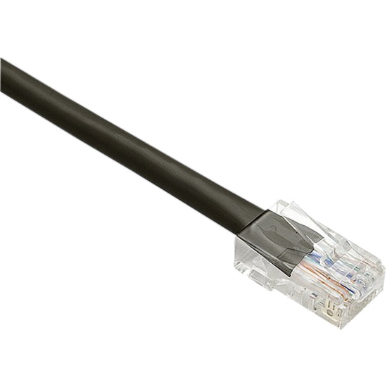 Unirise PC6-50F-BLK Cat.6 Patch UTP Network Cable, 50 ft, Black, Lifetime Warranty, RoHS & REACH Certified