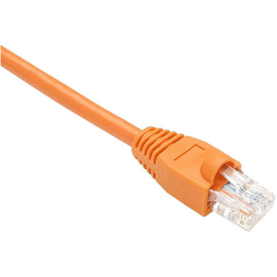 Unirise PC6-01F-ORG-SH-S Cat.6 Patch Network Cable, 1 ft, Snagless, Shielded, Orange