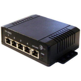 Tycon Power TP-SSW5-NC Universal Voltage 10/100 POE Switch, 5-Port Fast Ethernet Network