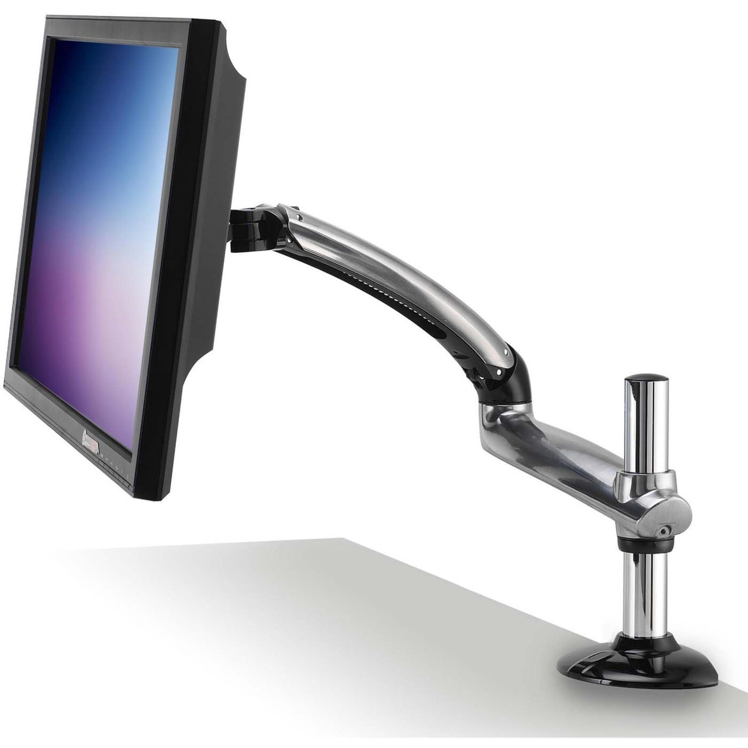 Ergotech FDM-PC-S01 Freedom Arm for PC, Full Motion Desk Mount with Height Adjustment, Tilt, Pan, and Rotation
