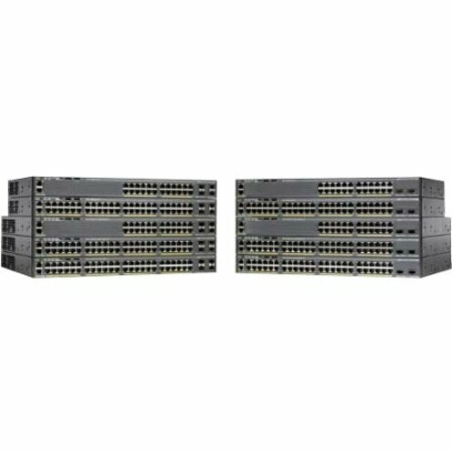 Cisco WS-C2960XR-48FPD-I Catalyst 2960XR-48FPD-I Ethernet Switch, 48 Gigabit Ethernet Ports, 24 PoE+ Ports, 2 SFP+ Slots