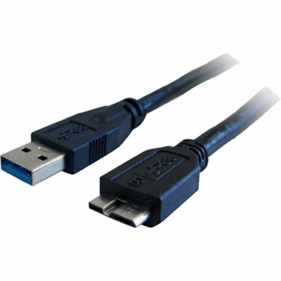 Comprehensive USB3-A-MCB-3ST USB 3.0 A Male to Micro B Male Cable 3ft., Lifetime Warranty, EMI Protection, Plug & Play