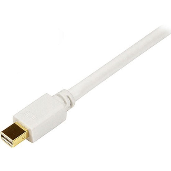 StarTech.com MDP2DVIMM6W Mini DisplayPort to DVI Adapter Converter Cable - White, 6 ft, 1920x1200 [Discontinued]
