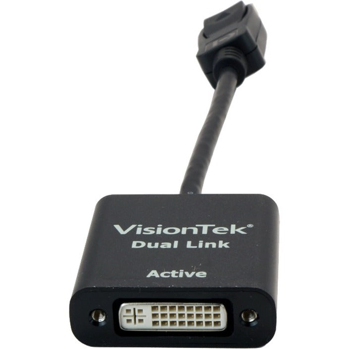 VisionTek 900639 DisplayPort to DL DVI-D Active Adapter Cable, Plug & Play, Eyefinity Technology