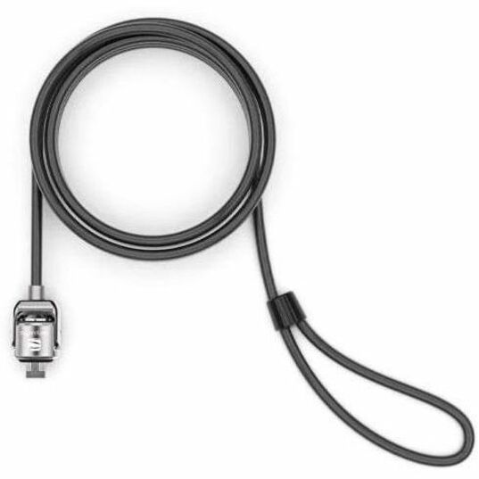 Compulocks CL15 Universal Security Keyed Cable Lock, 6 ft Cable Length, Black