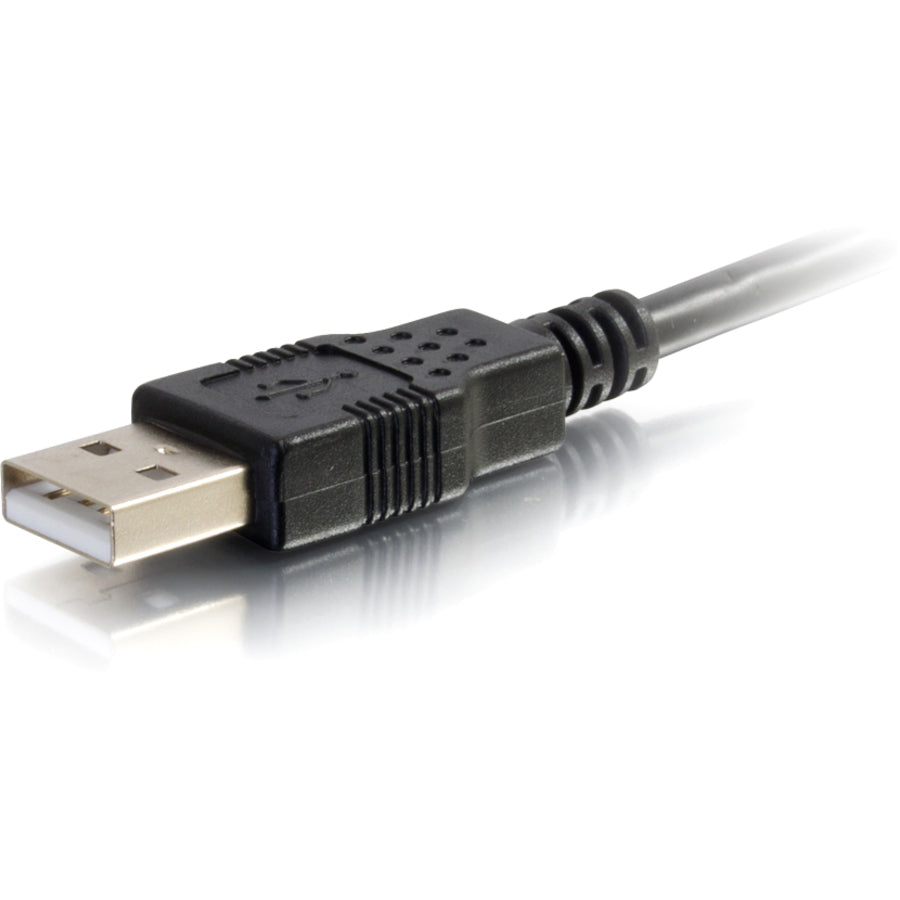 C2G 27423 0.3m USB 2.0 A Male to Micro-USB B Male Cable, Plug & Play, 1ft Length