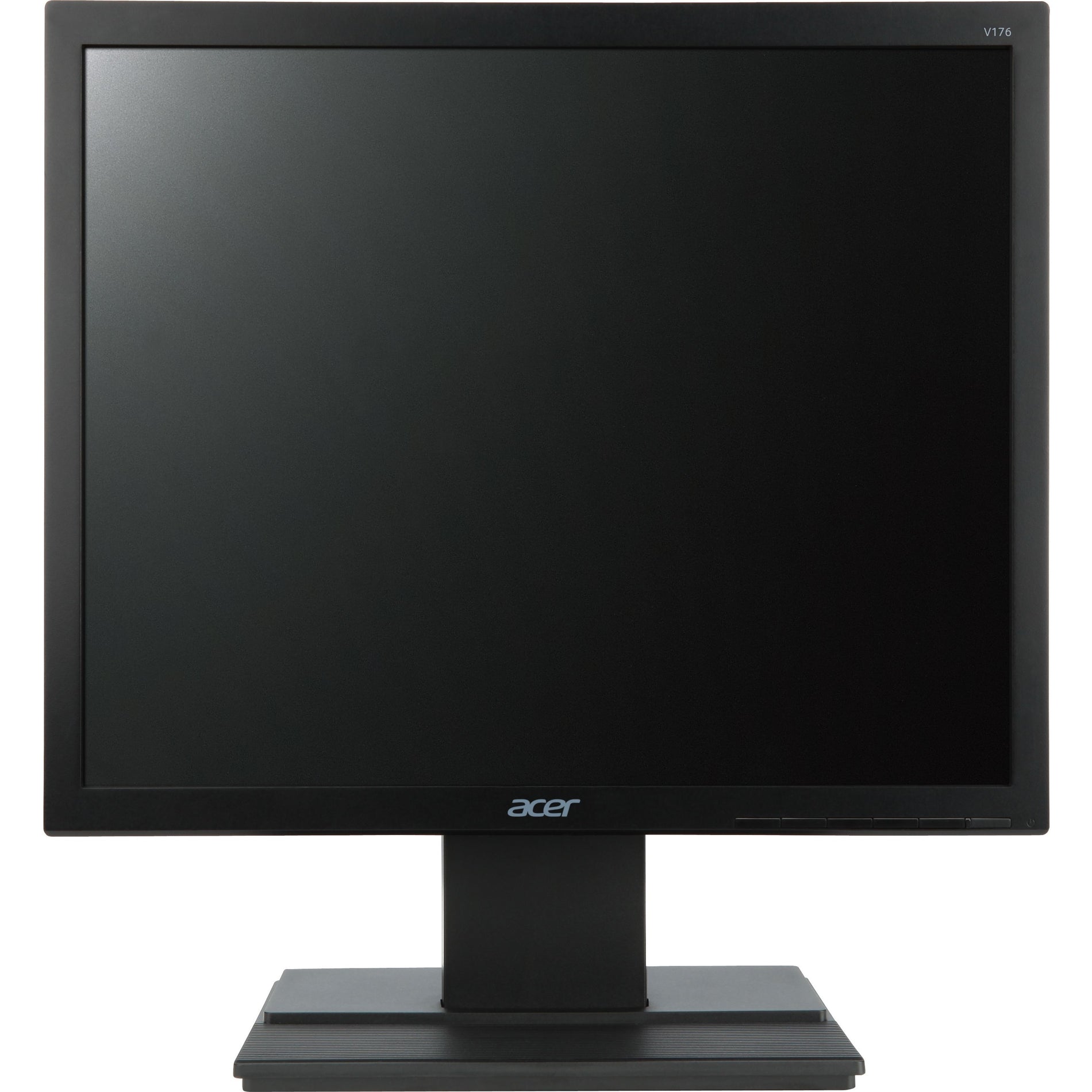 Acer UM.BV6AA.001 V176L LCD Monitor, 17" 5:4 5ms 100000000:1 Max(ACM) 250nits LED, VGA DVI (w/HDCP) US PA PA TCO6.0 Black
