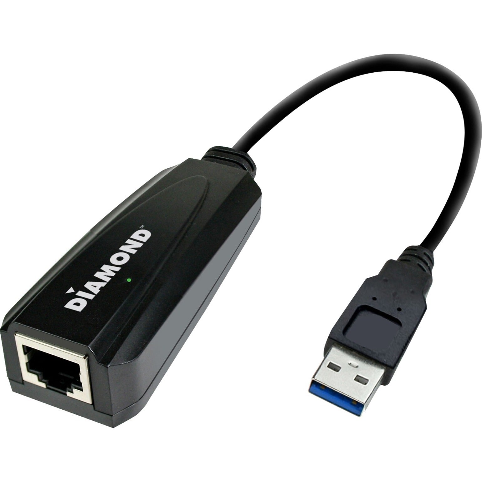 DIAMOND UE3000 USB3.0 Gigabit Ethernet Adapter, USB to RJ45, for Windows 10, 8.1, 8, 7, Mac OS, Linux OS and Chrome OS [Discontinued]