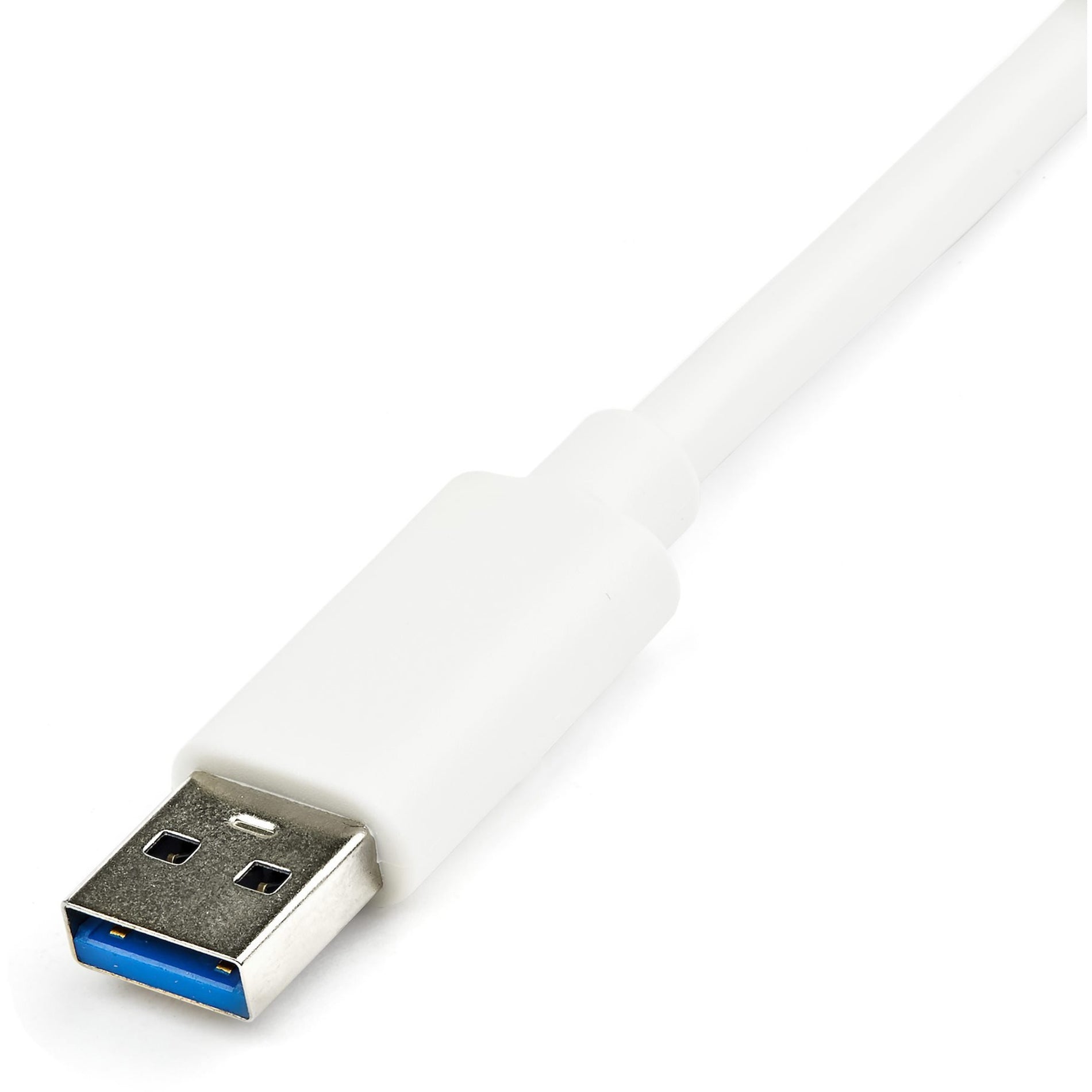 StarTech.com USB31000SPTW USB 3.0 to Gigabit Ethernet Adapter NIC w/ USB Port - White, High-Speed Internet Connection for Notebooks