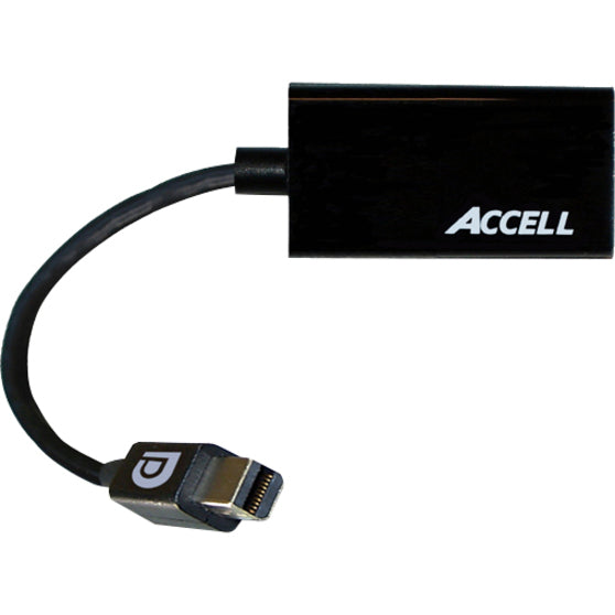 Accell B086B-005B UltraAV Mini DisplayPort 1.1 to HDMI 1.4 Passive Adapter, Copper Conductor, Shielded