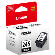 Canon 8279B001 PG-245 Black Ink Cartridge, Smudge Resistant, 180 Pages