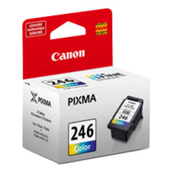 Canon 8281B001 CL-246 Color Ink Cartridge, ChromaLife100+, 180 Pages