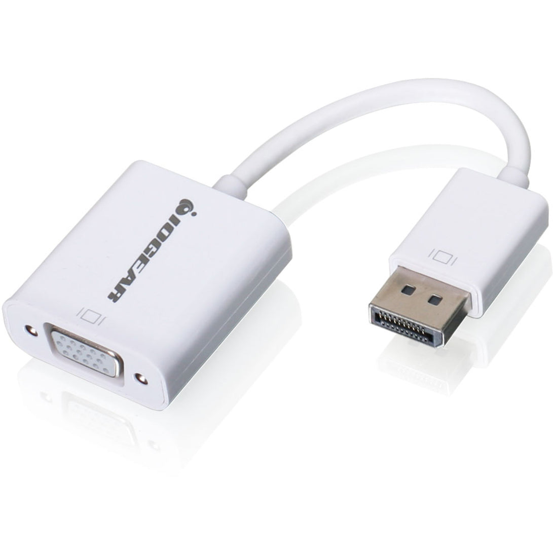 IOGEAR GDPVGAW6 DisplayPort to VGA Adapter Cable, Plug & Play, 1920 x 1200 Supported Resolution