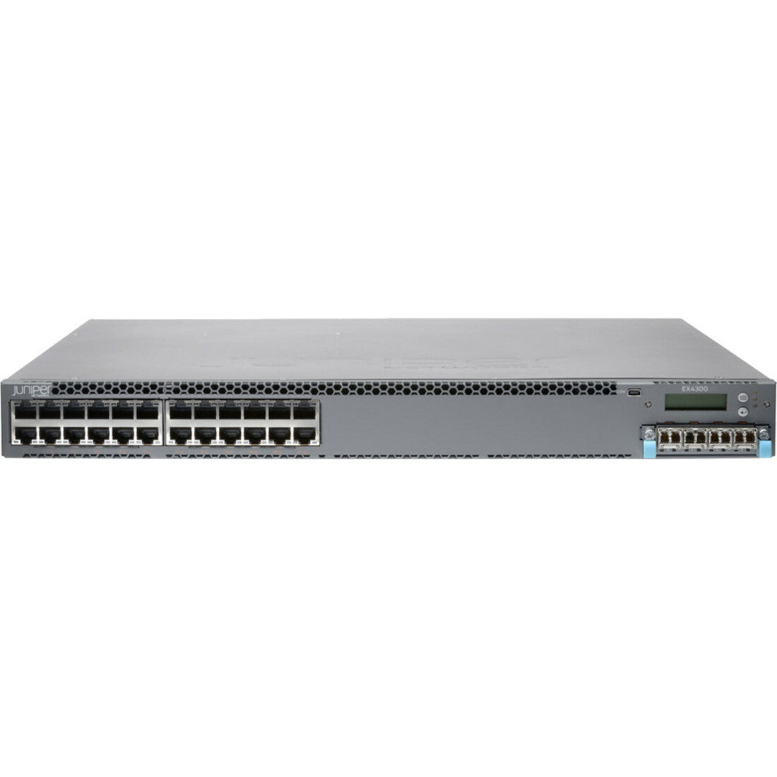 Juniper EX4300-24T Layer 3 Switch, 24 Port Gigabit Ethernet Network, 10/100/1000Base-T, Rack-mountable, Desktop