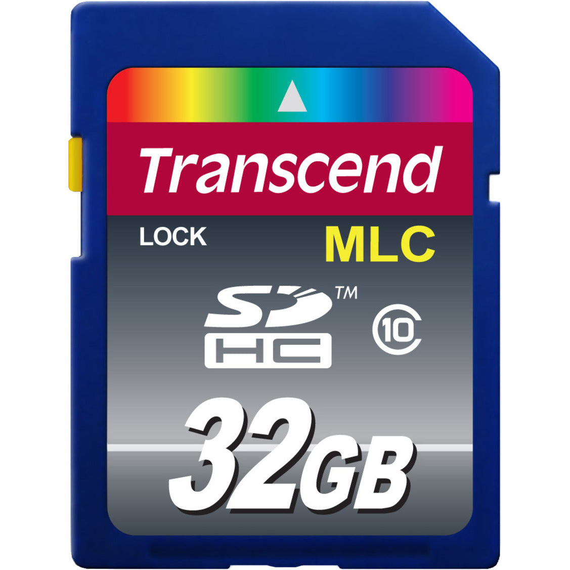 Transcend TS32GSDHC10M Industrial SDHC Class 10 Card, 32GB Storage Capacity, Write Protection Switch, ECC Support