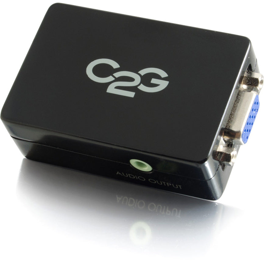 C2G 40714 Pro HDMI zu VGA Konverter - HDMI zu VGA Adapter Schwarz