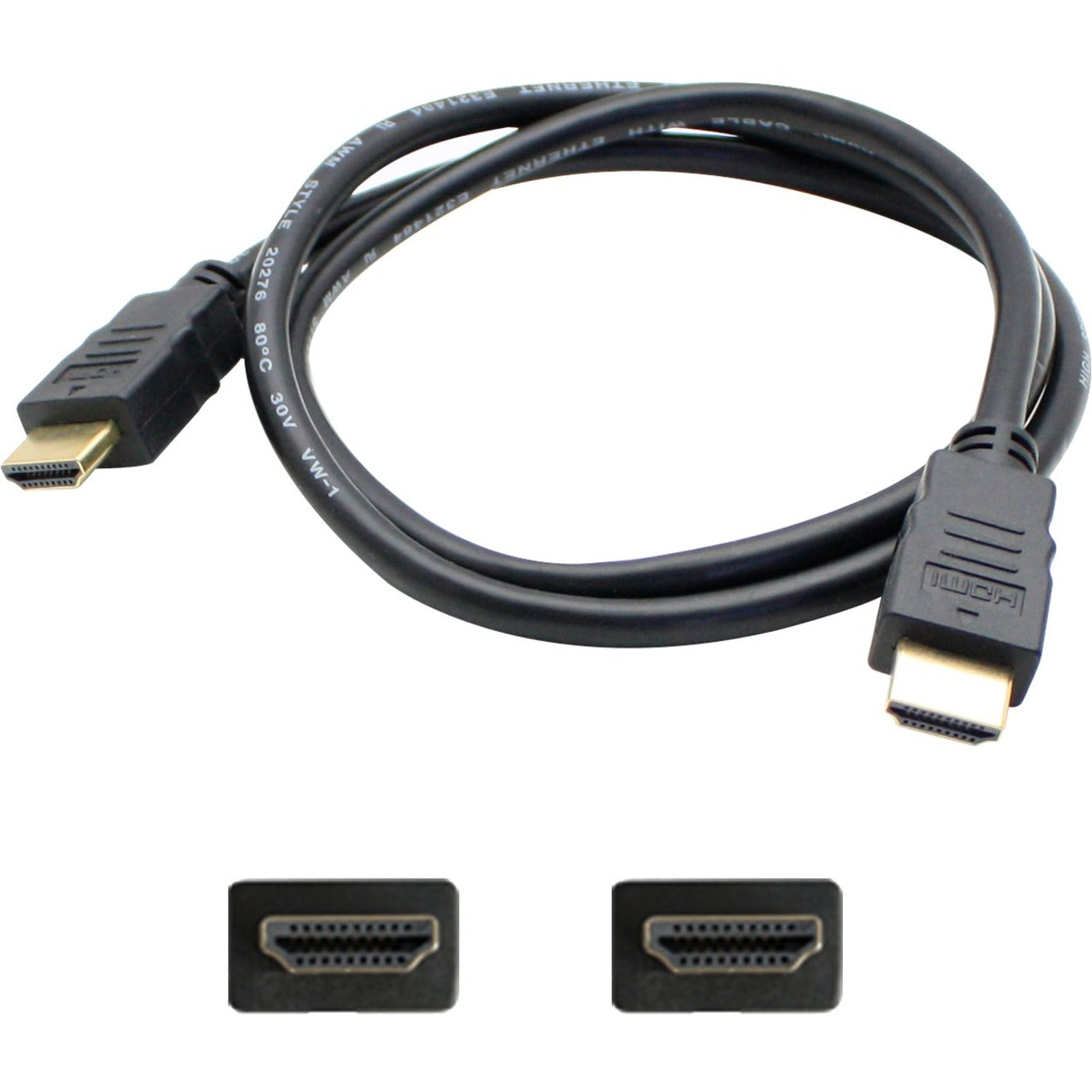 AddOn HDMI2HDMI6F-5PK Bulk 5 Pack 6ft (1.8M) HDMI to HDMI 1.3 Cable - Male to Male, 1080P High Definition Video and Audio Transmission