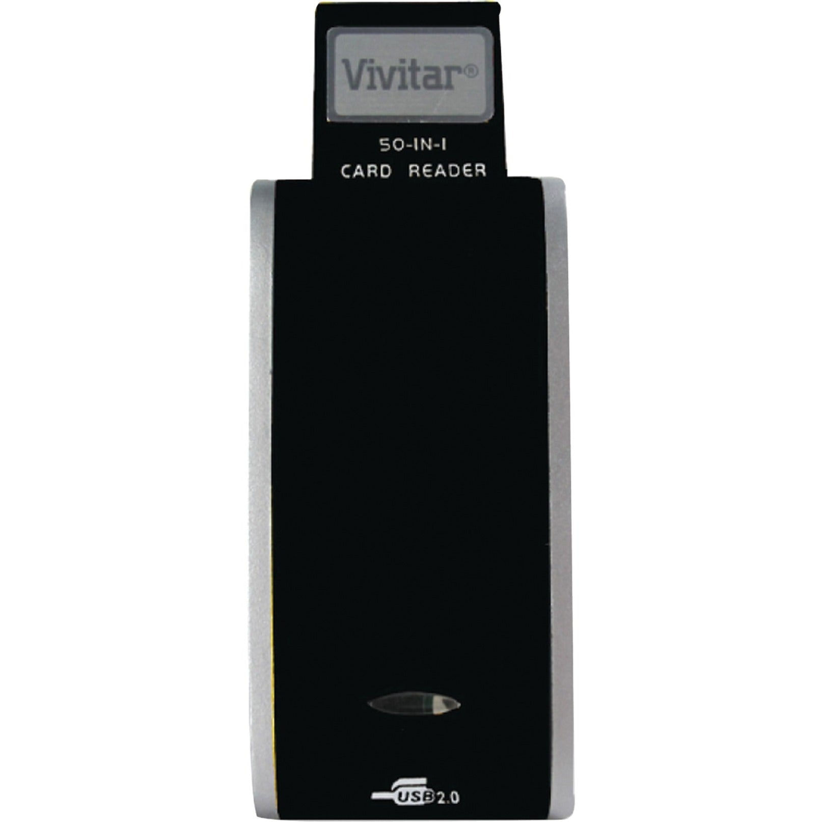 Vivitar VIV-RW-5000-BLK RW-5000 Flash Reader 50-in-1, USB 2.0, Black