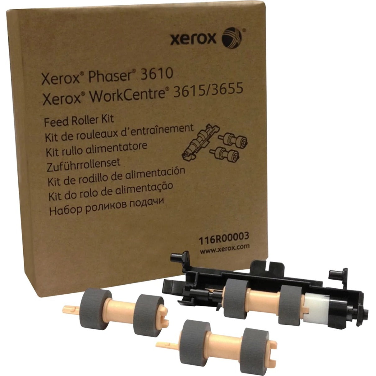 Xerox 116R00003 Feed Roll Maintenance Kit, Compatible with WorkCentre 3615 and Phaser 3610