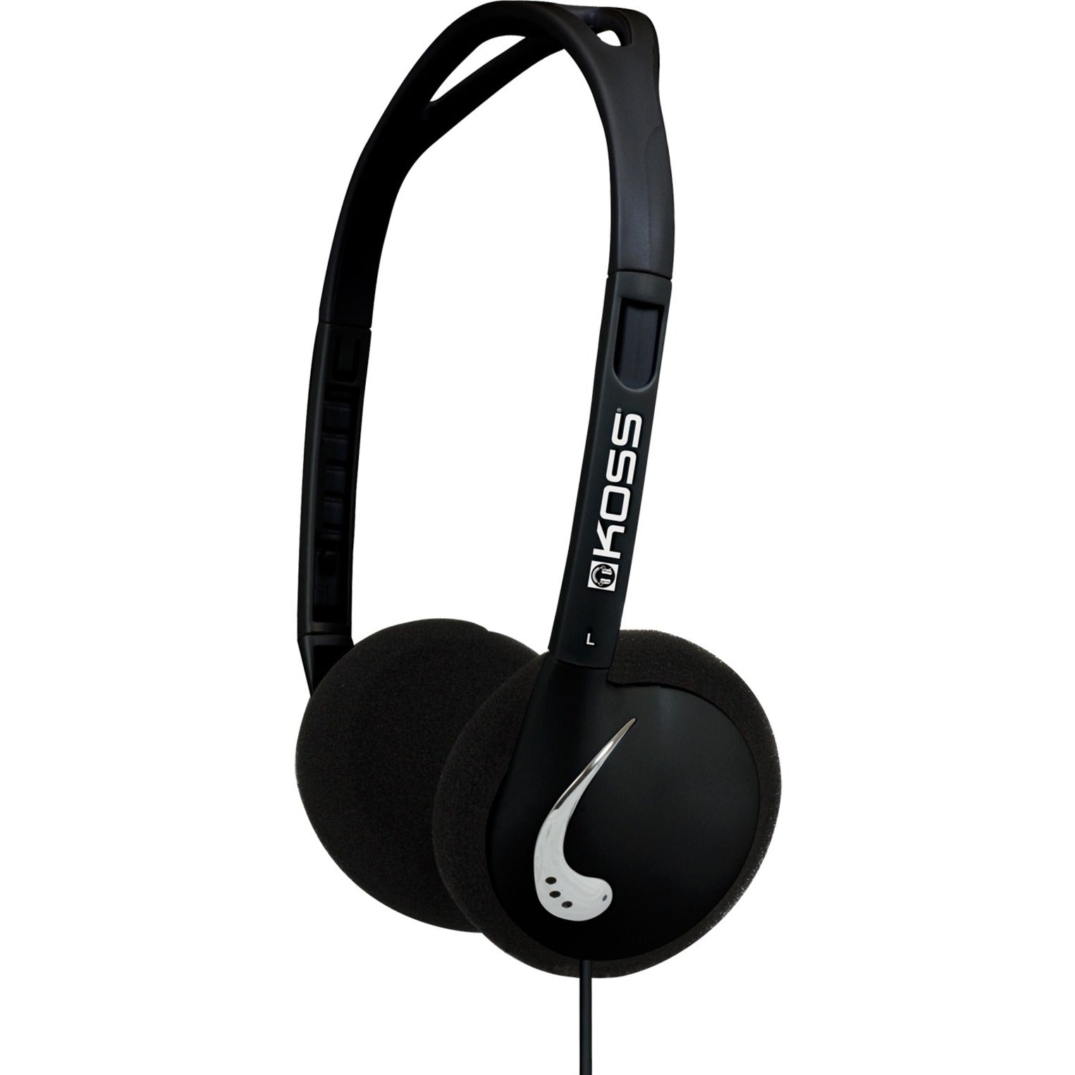 Koss KPH25K KPH25 On Ear Headphones, Binaural, Over-the-head, Volume Control, Lifetime Warranty