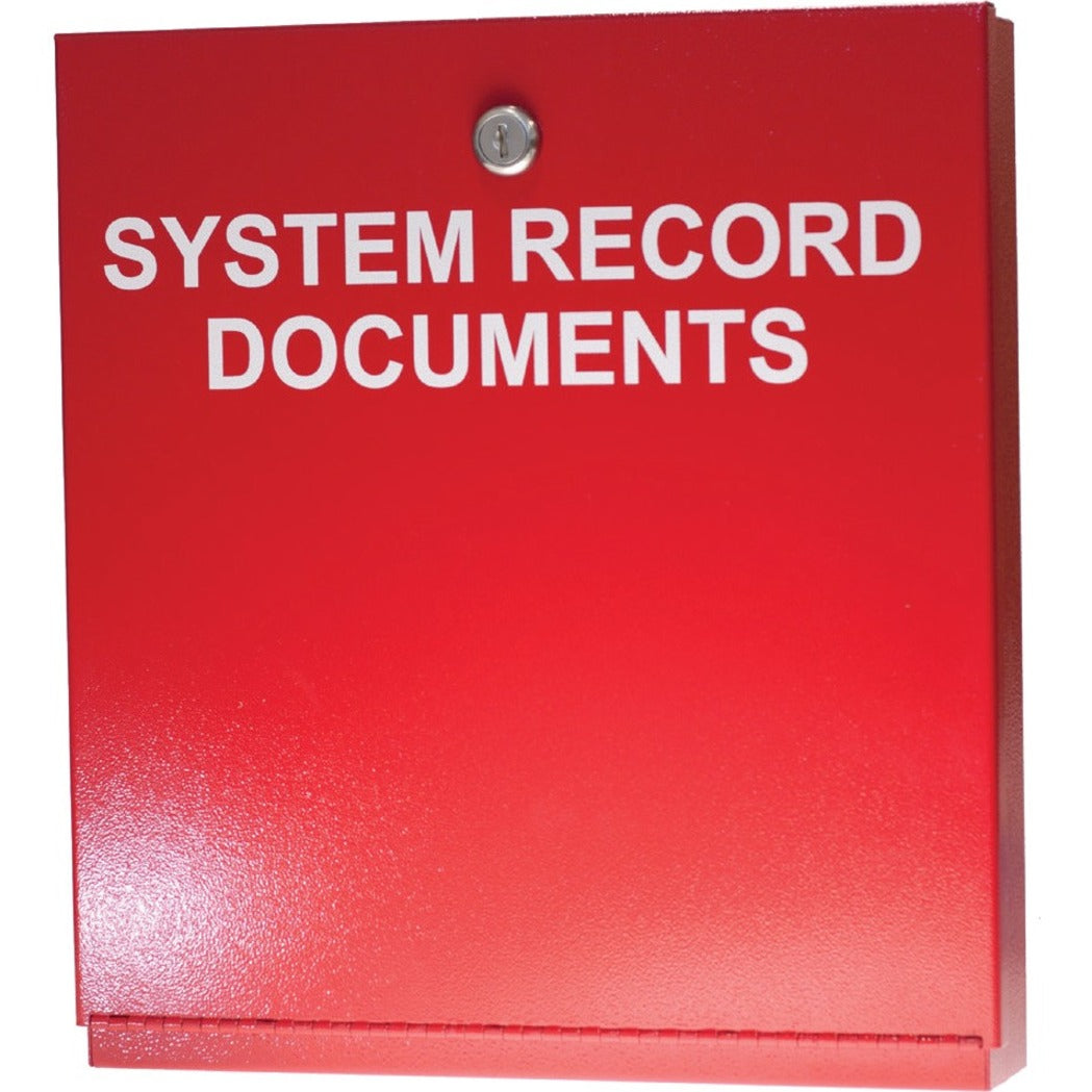 SAE SSU00689 System Record Documents Cabinet RED, Lockable, Durable, USB Interface